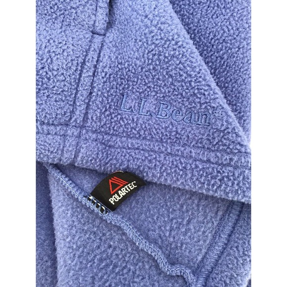 L.L.Bean Polartec Vest Jacket Blue Outdoor Activewear - Picture 11 of 12